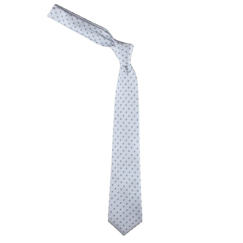 Kovove Kavove Classy Polka Dot Cyan Necktie For Men - Image 5
