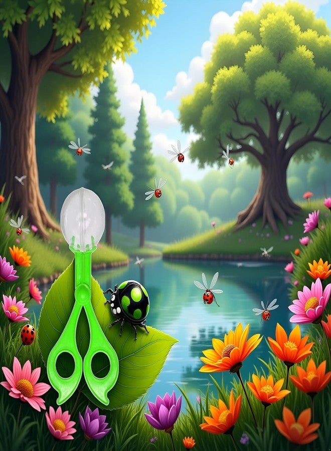 BWESOO Green Catcher Plastic Outdoor Clamp Biology with Tweezer for Insect Bug Scissors Gifts Sports and Outdoor Play - Image 5