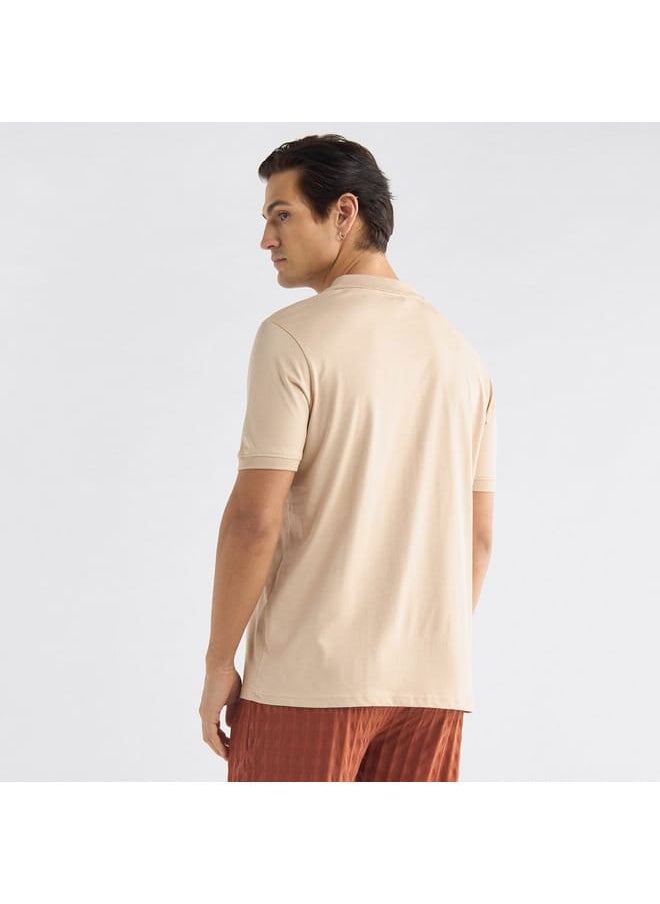 FAV Solid Polo T-shirt with Short Sleeves  - Image 3