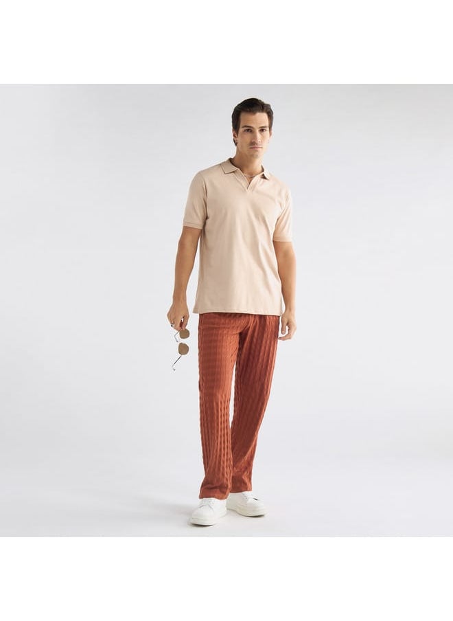 FAV Solid Polo T-shirt with Short Sleeves  - Image 2