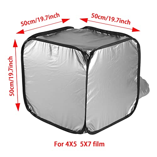 eTone Quick Release Portable Film Changing Room Large Format Film Changing Bag Film Changing Tent Foldable for 4x5 5x7 Film Sheet Loading 120 135 Roll Film Developing Processing Equipment - Image 3
