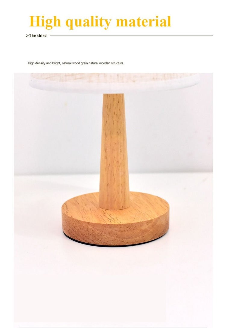 XiuWoo Nordic Style Decorative Table Lamp Creative Bedroom Bedside Lamp Dimming Remote Control LED Night Light  - Image 5