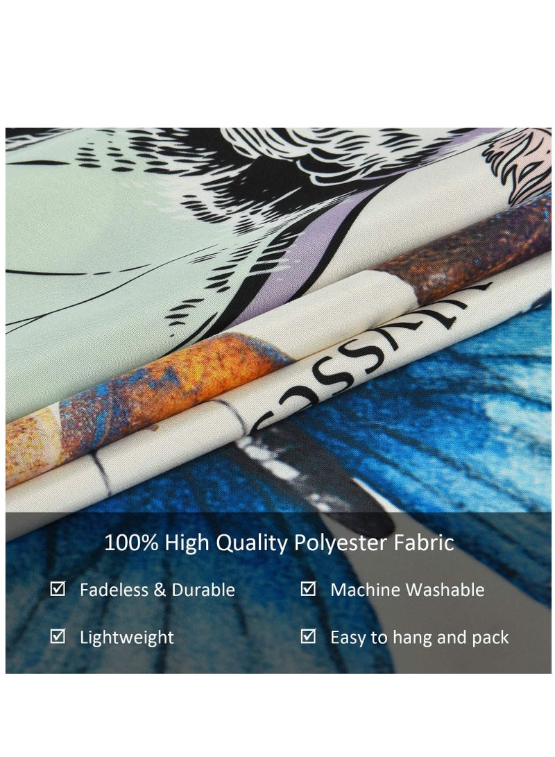 KASTWAVE Butterfly Tapestry Vintage Beige Tapestries Aesthetic Tapestry Chart Tapestry Wall Hanging for Room - Image 5