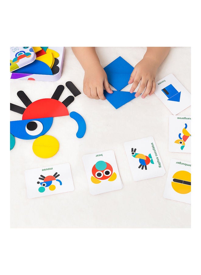 NIBEMINENT Wooden Card Shape Puzzle Set - Image 3