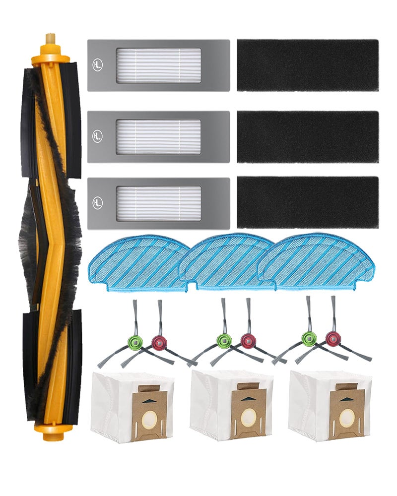 YERXPAFT Replacement Accessories for Ecovacs Deebot T8 T9 N8 N8 Por N10 Plus Robot Vacuum Main Side Brush Filter Mop Pad Dust Bag Parts