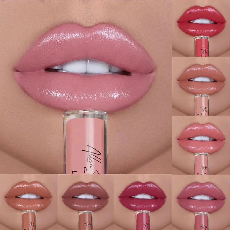 Mirror Red Brown Lip Gloss Moisturizing Lasting Sexy Red Pink Liquid Lipstick Waterproof Non-stick Cup Lip Tint Makeup Cosmetics - Image 5