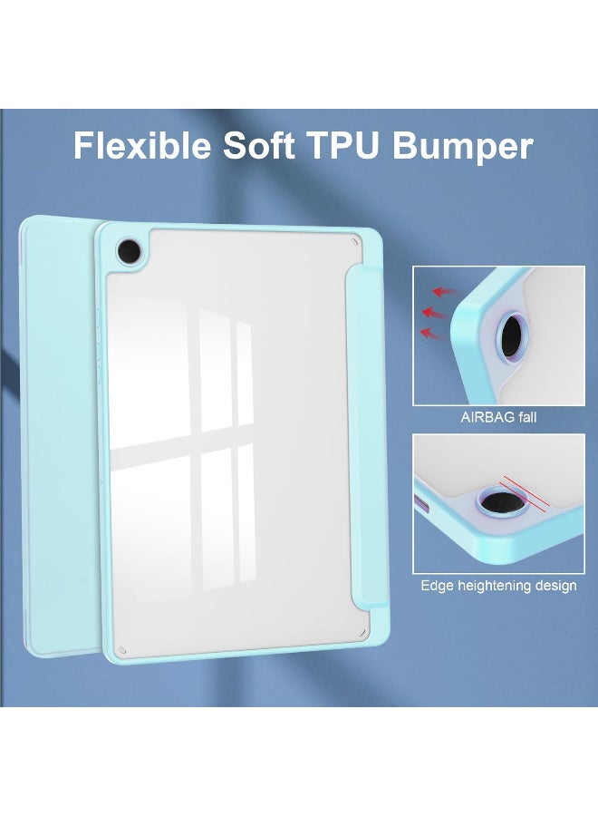 Tablet Case for Samsung Galaxy TAB A9+/A9 Plus 11 inch, Slim Tri-Fold Cover with Pen Holder, Shockproof Cover with Clear Back Shell for Galaxy TAB A9+/A9 Plus 2023, Auto Wake/Sleep - Image 5