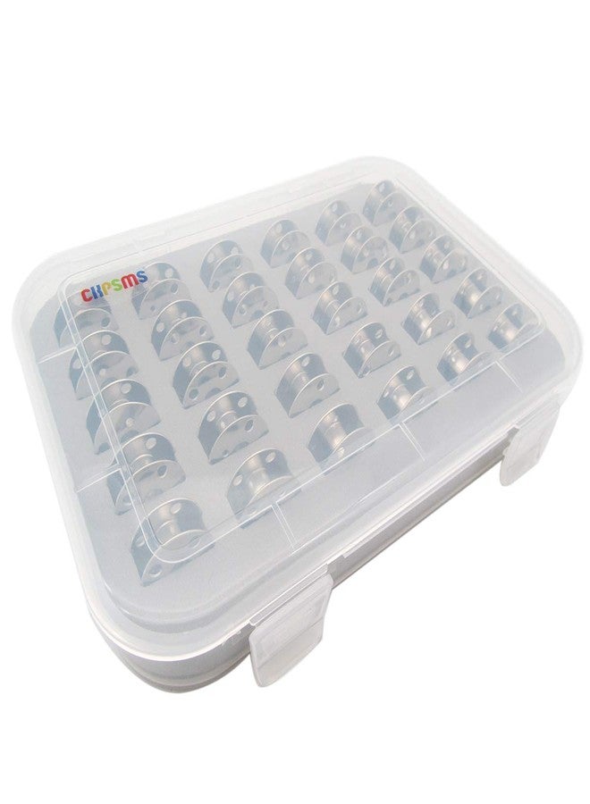 ckpsms علامة ckpsms - بكرة معدنية #172222 متوافقة مع سينجر كلاس 66، 66-6، 99، 99-13، 185، 185CL، 192، 201 (30 قطعة + صندوق) - Image 1