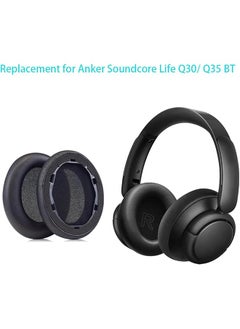 erorex Replacement Earpads For Soundcore Life Q30 Q30Bt Soundcore Headset Headphones Leather Sleeve Earphone Earmuff Black  - Image 3