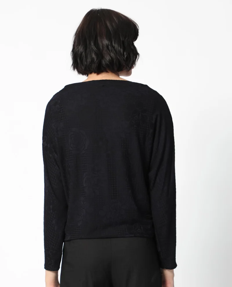 Rareism Women's Boat Neck Full Sleeve Top