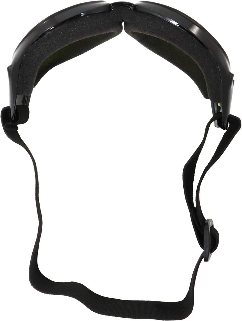MF Vulcan Goggles with Black Frame and Driving Mirror Lens - Image 4