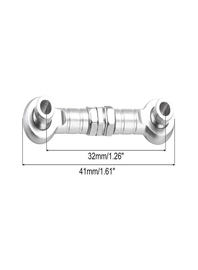 ميكسينيتي MECCANIXITY 4 قطع من قضيب التوجيه المؤازر RC وصلات من سبائك الألومنيوم لسيارة HSP 1/10 94123 على الطريق RC (أبيض) - Image 2