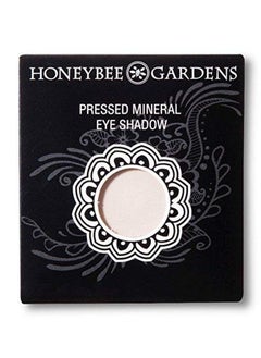Honeybee Gardens Pressed Powder Eye Shadow Single Refill, Nirvana, Matte White, Longwearing, Creaseproof Mineral Color With Botanicals, 1.2G 