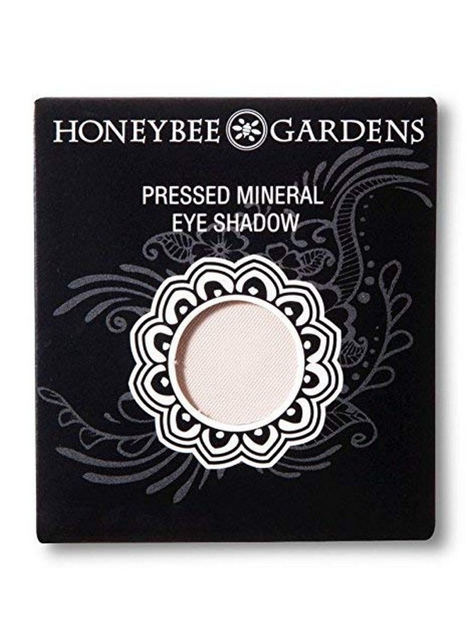 Honeybee Gardens - Pressed Powder Eye Shadow Single Refill, Nirvana, Matte White, Longwearing, Creaseproof Mineral Color With Botanicals, 1.2G - Image 1