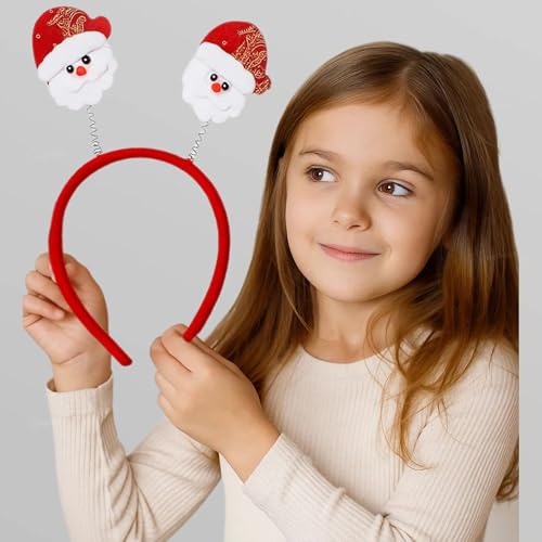 GRAPHENE Christmas Hairband Santa Claus Headband Christmas Hair Accessories For Festive Theam Party Birthday Celebration Xmas Gift For Kids Girls Adults(Pack Of 1) - Image 2