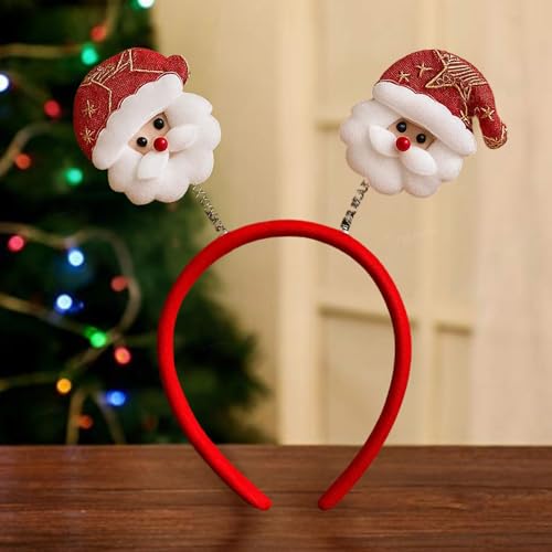 GRAPHENE Christmas Hairband Santa Claus Headband Christmas Hair Accessories For Festive Theam Party Birthday Celebration Xmas Gift For Kids Girls Adults(Pack Of 1) - Image 1
