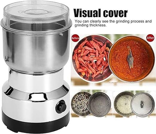 WOOSHOPPY WOOSHOPPY Multi Functional Electric Stainless Steel Grinder Coffee Maker Grinder Portable Nima Mini Mixer  - Image 2