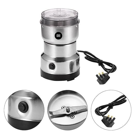 WOOSHOPPY WOOSHOPPY Multi Functional Electric Stainless Steel Grinder Coffee Maker Grinder Portable Nima Mini Mixer  - Image 4