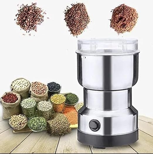 WOOSHOPPY WOOSHOPPY Multi Functional Electric Stainless Steel Grinder Coffee Maker Grinder Portable Nima Mini Mixer  - Image 1