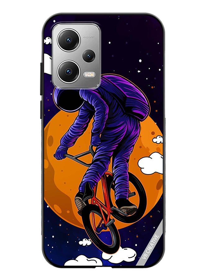 VR CREATIVE Protective Case Cover For Xiaomi Redmi Note 12 Wheelie Astro Design Multicolour - Image 1