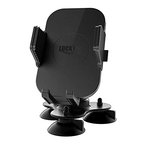 LUCKYLAKER Strong Suction Phone Mount Base Universal Marine Electronic Mount Ball Kayak Fish Finder Holder Car Fishing for Truck Boat Canoe - Image 1