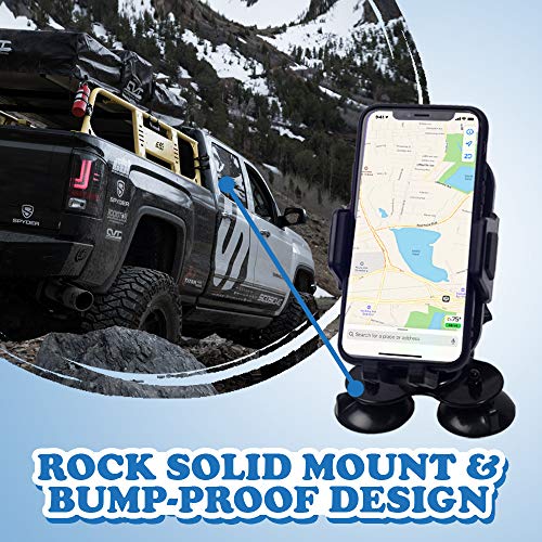 LUCKYLAKER Strong Suction Phone Mount Base Universal Marine Electronic Mount Ball Kayak Fish Finder Holder Car Fishing for Truck Boat Canoe - Image 2
