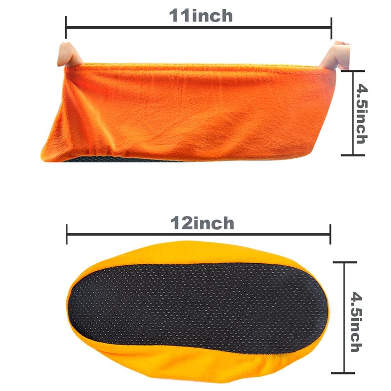 ELANE 9 Pairs Reusable Shoe Covers for Indoors,Washable Shoe Covers Bowling Shoe Covers Reusable,Non Slip Shoe Covers Foot Service for Indoor Household Office Laboratory 12inch (9-colors) - Image 2