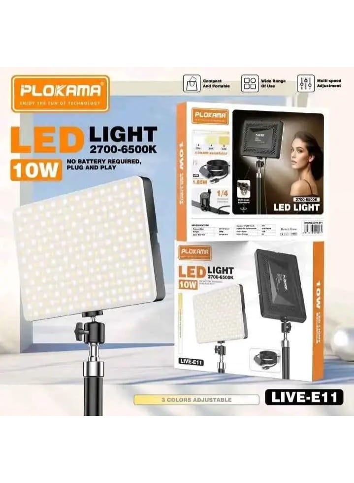 التخطيط رينج لايت كبير إضاءة ليد للتركيب على حامل الكاميرا - Image 1