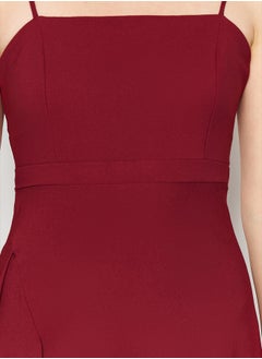trendyol Damson Woven Long Evening Evening Dress TPRSS19FZ0511  - Image 5