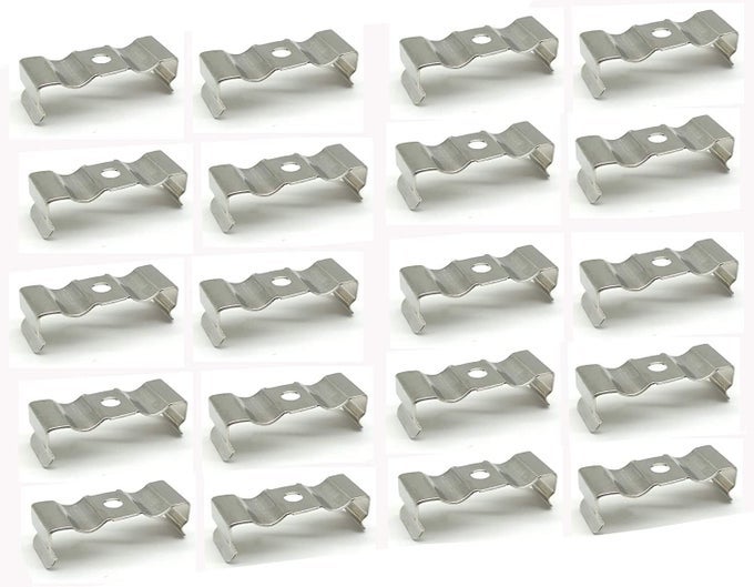T5 LED LIGHT BULBS 20PCS CLIPS HOLDER BRACKETR FOR LAMP SOCKET SHOP LIGHT FIXTURE LED CEILING LAMP 23MM09INCHSUITABLE FOR T5 LAMPS