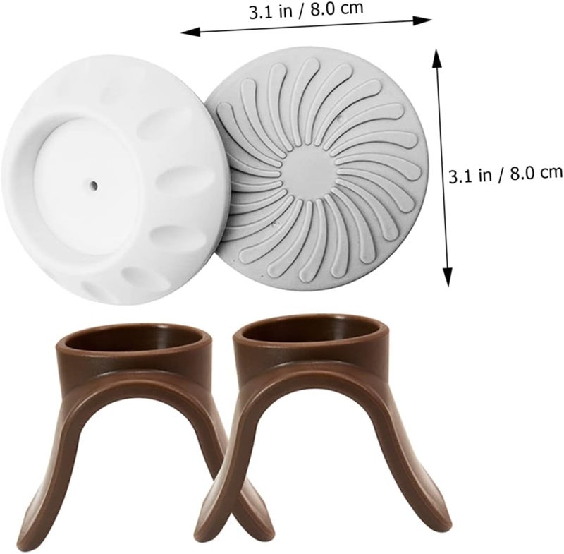 Proofing Wall Fixer 4pcs Wall Protector Stairs Doorway Bumper Puppy Gate Cup - Image 4