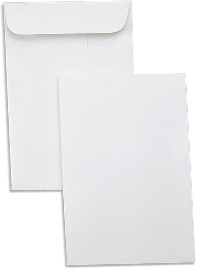 Aflip thinkcrafts White Cheque Size Paper envelope,Thickness - 100 gsm,Size 4.5 X 10 inch,50 Pieces - Image 1