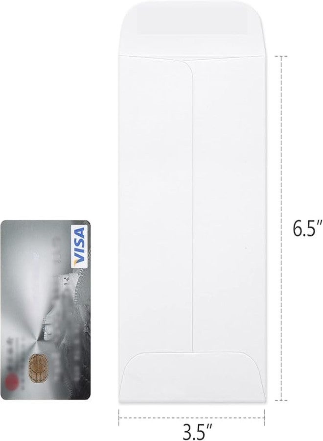 Aflip thinkcrafts White Cheque Size Paper envelope,Thickness - 100 gsm,Size 4.5 X 10 inch,50 Pieces - Image 2