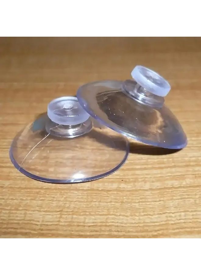 50 Pcs 3cm Clear Suction Cup Hooks Damage Free Hanging For Wall Door Decor - Image 4