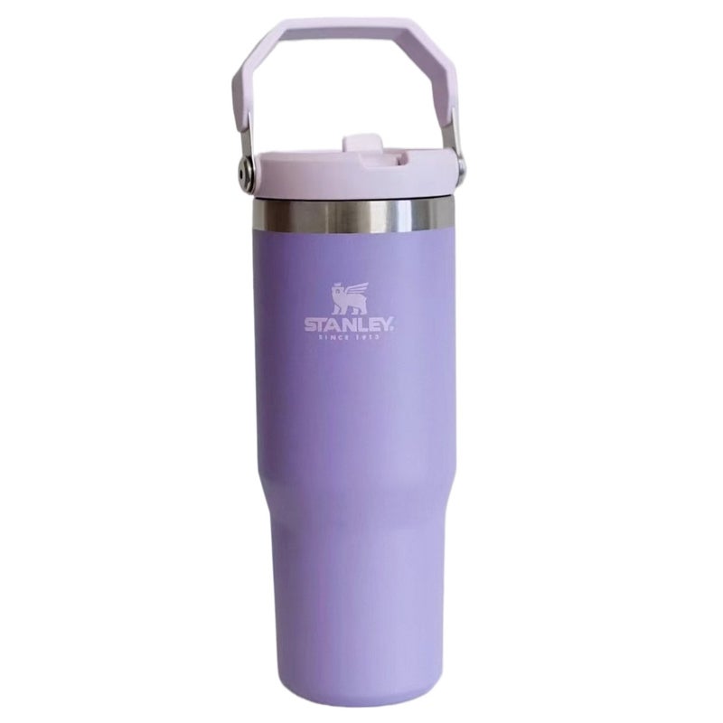 30 oz Stainless Steel Tumbler with Straw - Image 5