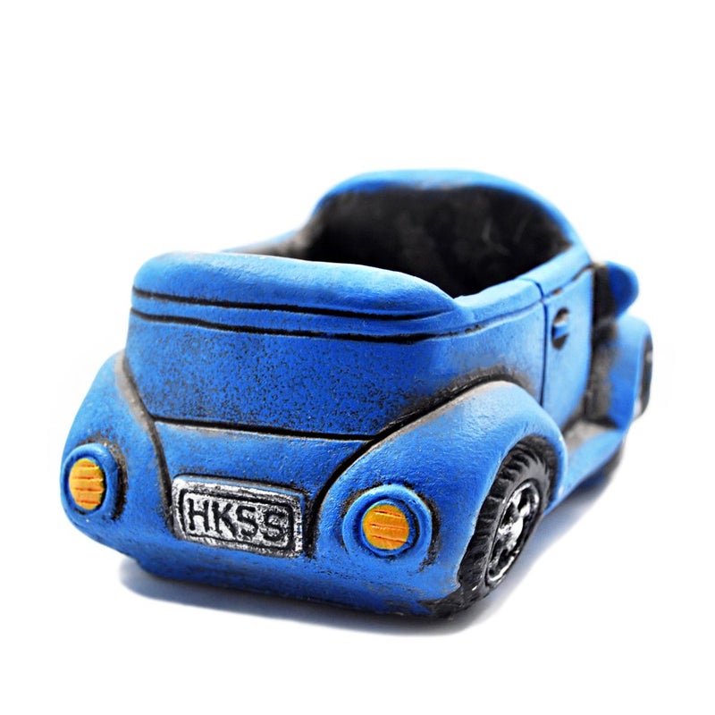 Ascrafter Green Bus Succulent Planter Pots, Small Plants Pot with Drainage Hole, Flower Pots Plant Containers for Home Indoor Outdoor Garden Decoration Pot - Image 2