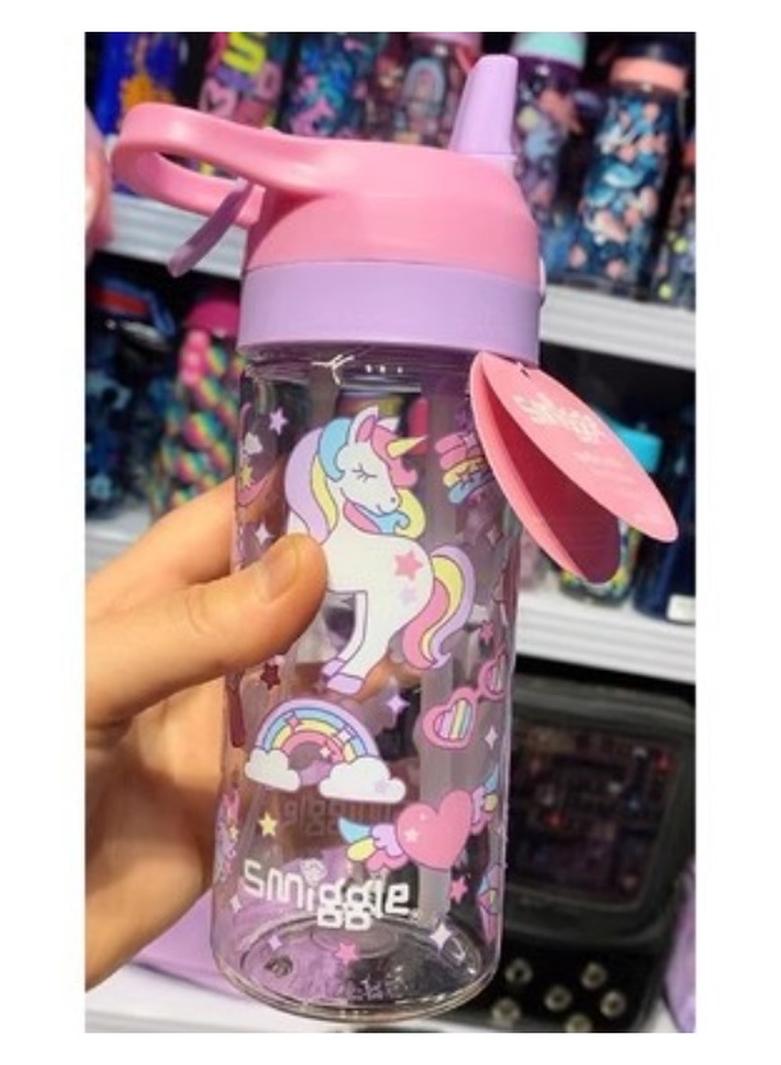 Smiggle Australia Kids Straw Water Bottle - Large Capacity Travel Cup