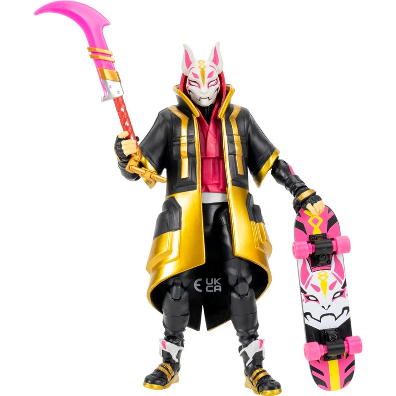 Jazwares Fortnite Legendary Drift 6inch Articulated Figure with Harvesting Tool Back Bling and Code for Bonus Virtual Item - Image 3