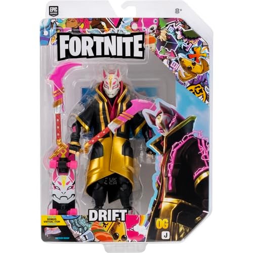 Jazwares Fortnite Legendary Drift 6inch Articulated Figure with Harvesting Tool Back Bling and Code for Bonus Virtual Item - Image 5