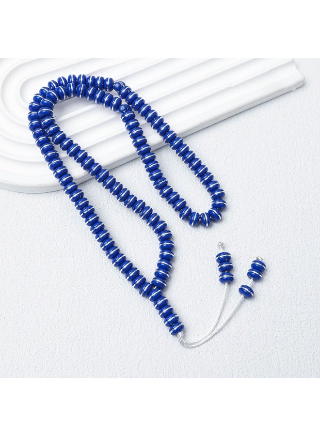 NIBEMINENT 99 Muslim Prayer Beads Blue/8mm