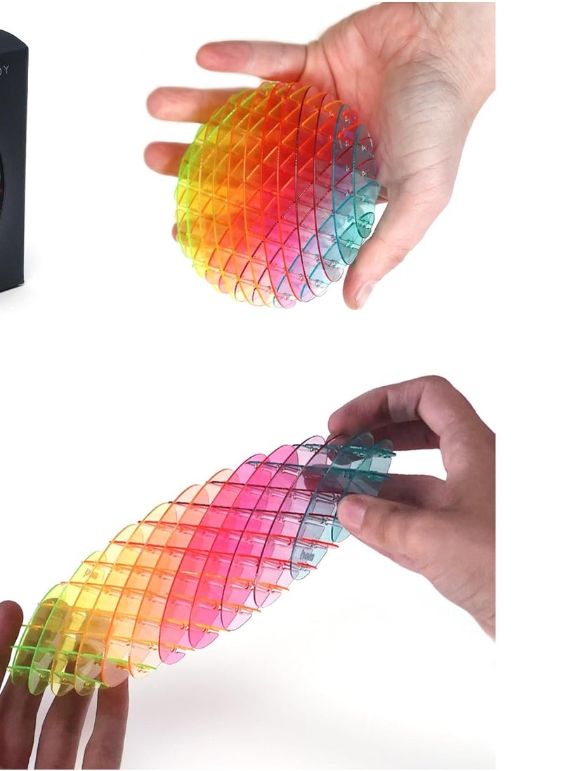 Generic - Morph Assorted Color Worm Fidget Toy, Desk Toys for Adults, Quiet Fun Interactive Sensory Toys for Adults and Kids, US Patented Large Fiji Toys, Small S - Image 1