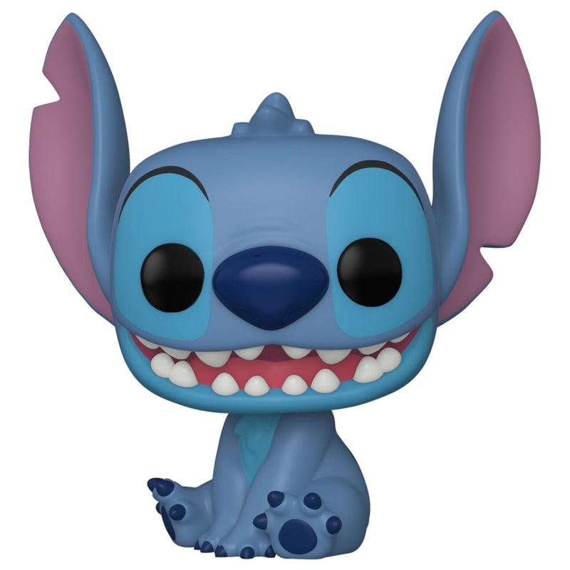 Funko فانكو بوب! ديزني: ليلو وستيتش - ستيتش (مبتسم جالس) - ديزني ليلو وستيتش - تمثال فينيل قابل للجمع - فكرة هدية - منتجات رسمية - ألعاب للأطفال والبالغين - Image 1