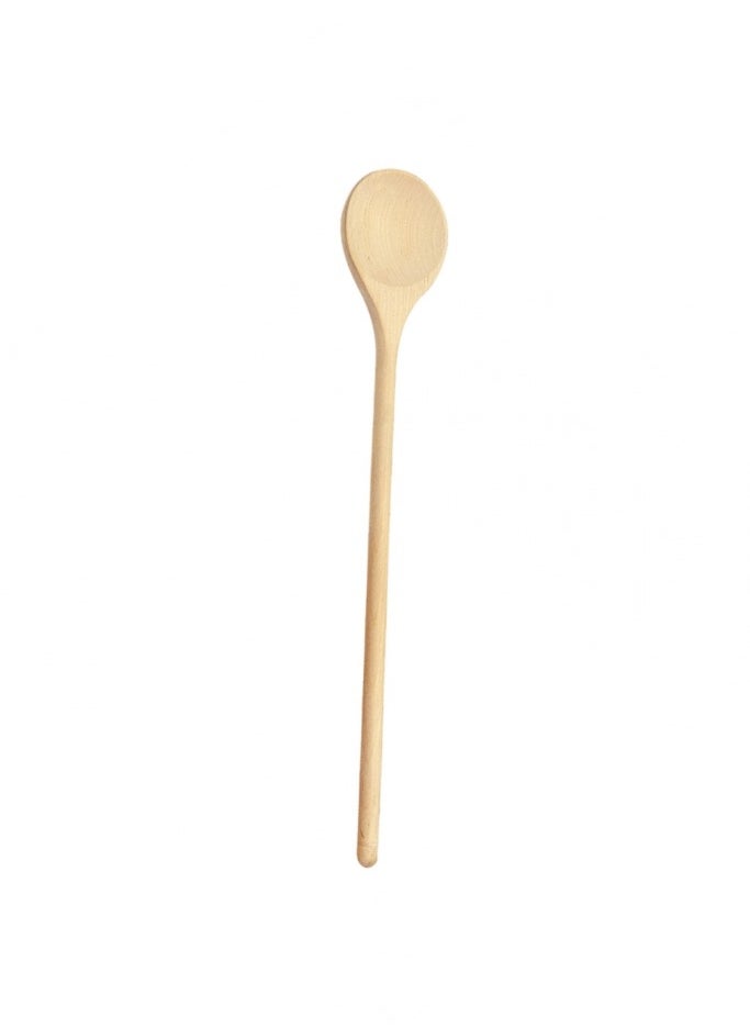 tescoma - Round Spoon Woody, Assorted, 28 cm Kitchen  Wooden Spatula Essentials Cooking Utensil - Image 1