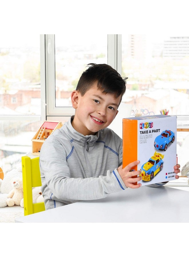 Play22 30 Pcs Take Apart Racing Car Toddler Toys Set - Build Your Own Car with Drill, Engine Sounds & Lights - Toy Car Constructions Set Stem Building Learning Education Toys for Kids Ages 3+ Years - Image 5