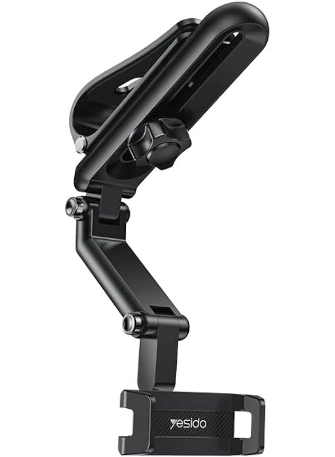 YESIDO C194 Car Phone Mount Sun Visor Phone Holder for Car Universal Clip 360 Degree Adjustable Cell phone Stand Rearview Mirror Cradle - Image 1