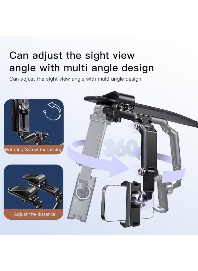 YESIDO C194 Car Phone Mount Sun Visor Phone Holder for Car Universal Clip 360 Degree Adjustable Cell phone Stand Rearview Mirror Cradle - Image 3