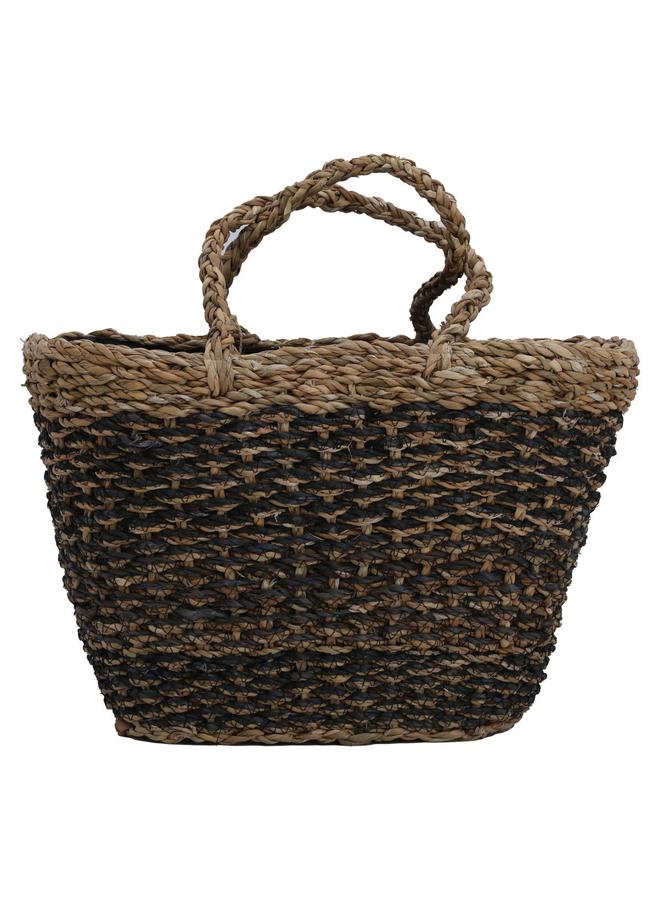 Alsaif Wicker Thermos Bag 42 X 26 Cm Beige Black - Image 1