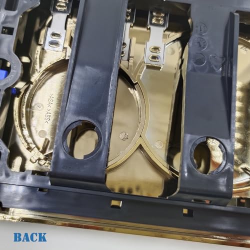VALLVATER Dual-Flush Actuator Plate Compatible with Geberit 115.770.46.6, Glossy Gold - Image 5