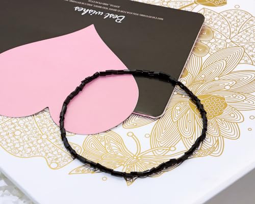 PPhtony Glass Bugle Tube Mini Seed Beads 1400Pcs/30g 2 * 3mm Small Craft Loose Spacer Beads for DIY Bracelets Necklace Earring Jewelry Making (Black) - Image 4