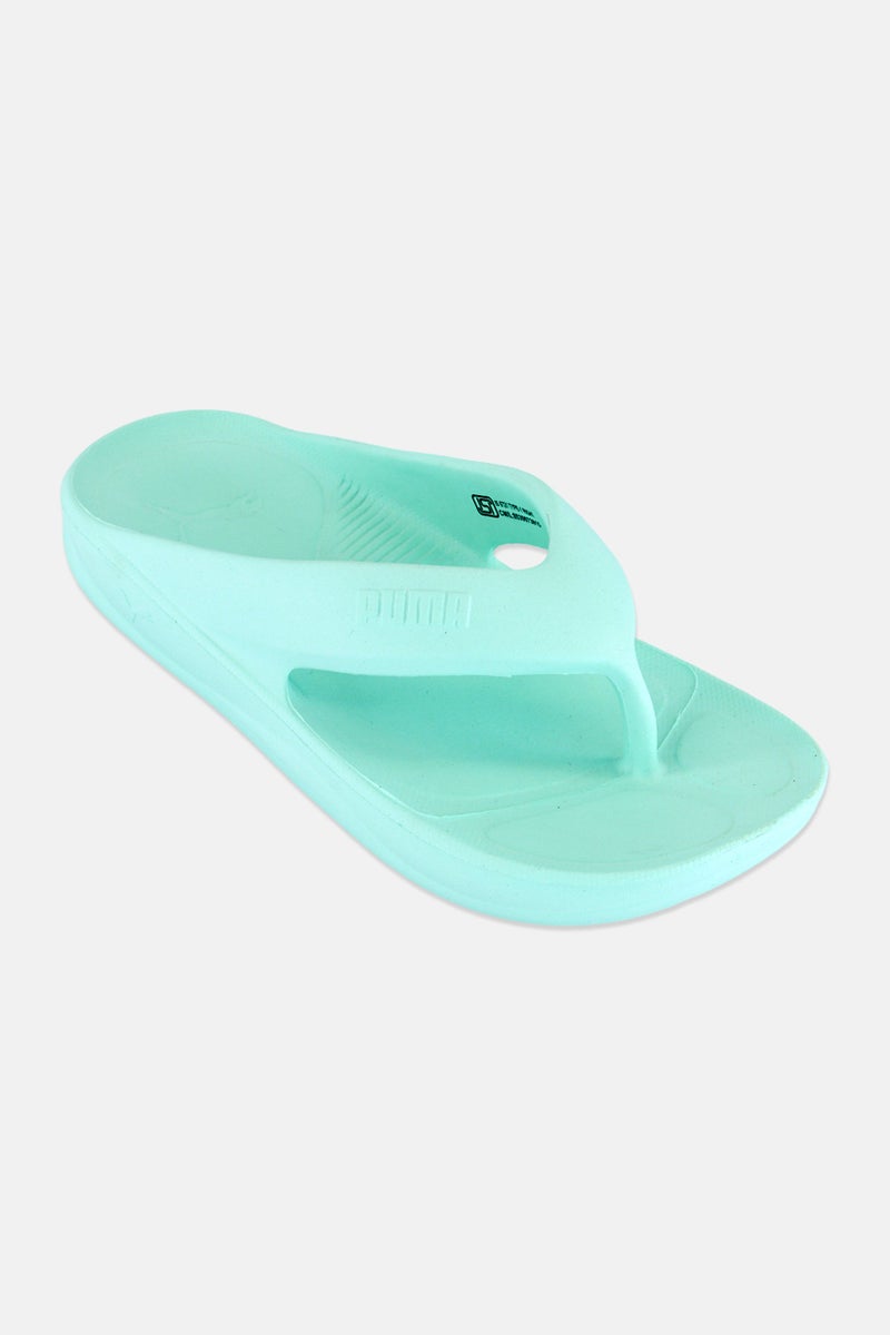 PUMA نعال نسائية بشعار العلامة التجارية، نعناع - Image 1